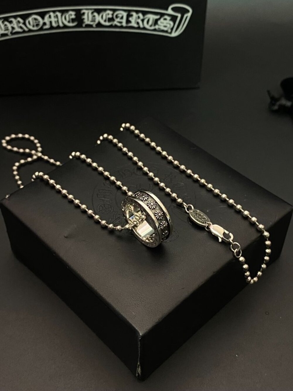 Chrome Hearts Ring Necklace